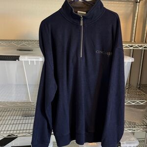 Cinch Men's Dark Blue Zip-Up Sweater